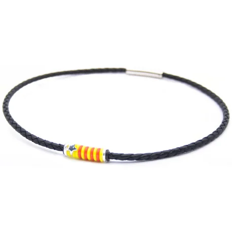 Collar Estelat Groc Trenat núm. 4