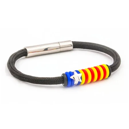 Polsera Eco-Cat Estelada amb paracord 550 i estel de plata de llei