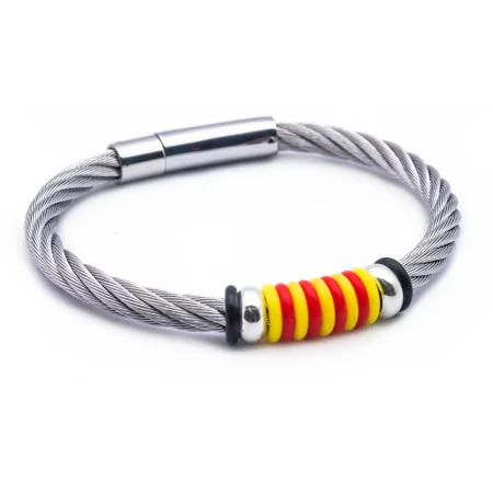 Polsera Catalana del Núm. 5 amb Acer Trenat