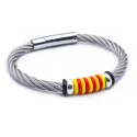 Polsera Catalana del Núm. 5 amb Acer Trenat