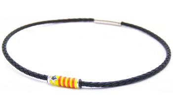 Collar Estelat Groc Trenat núm. 4