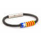 Polsera Eco-Cat Estelada amb paracord 550 i estel de plata de llei
