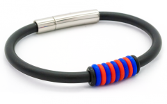 Polsera Eco-Cat Blaugrana amb paracord 550 en colors blaugrana