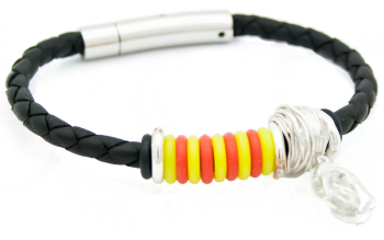 Polsera Catalana Num 4 Trenada amb Rosa