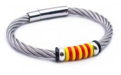 Polsera Catalana del Núm. 5 amb Acer Trenat