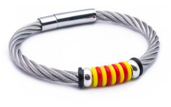 Polsera Catalana del Núm. 5 amb Acer Trenat